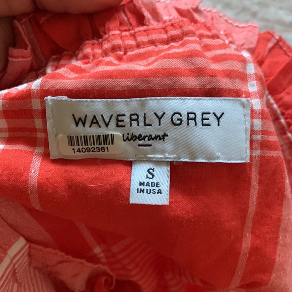💥 Waverly Grey madras top - Picture 7 of 8
